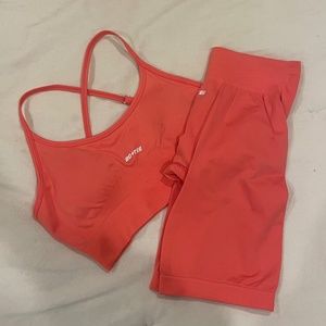 Bo+Tee X Meggan Grubb Sports Bra and Biker Short Bundle